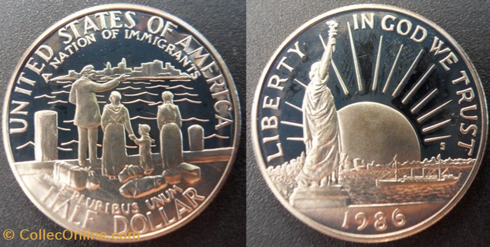 1/2 Dollar 1986 - Statue de la Liberté monnaies monde etats unis 1 2 dollar 1986 statue de la liberte