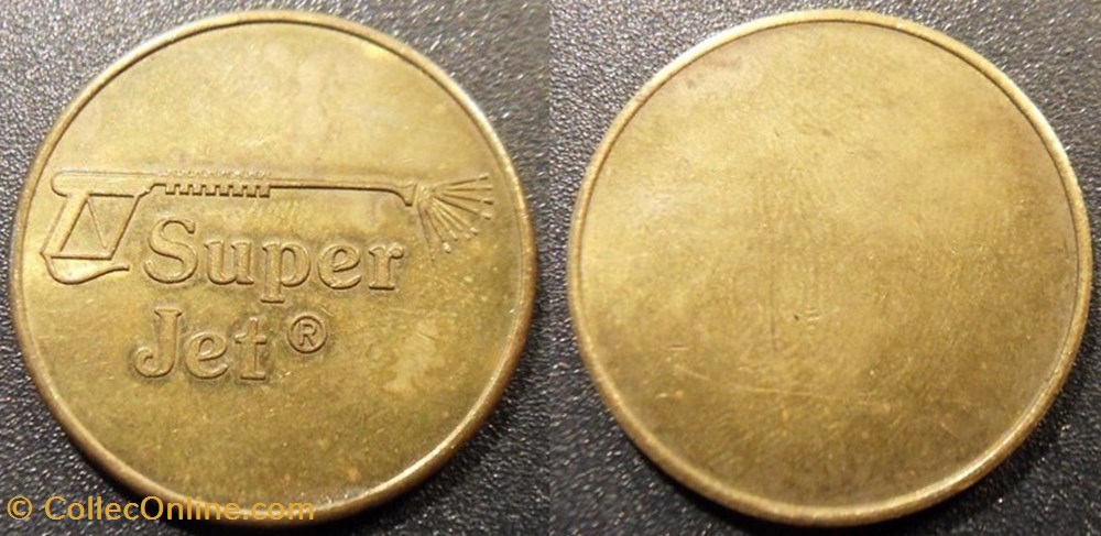 e- J etr Irlande Jeton Super Jet monnaies paranumismatique jetons poids e j etr irlande jeton super jet