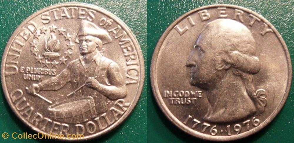 quarter Dollar 1976 monnaie monde etat uni quarter dollar 1976