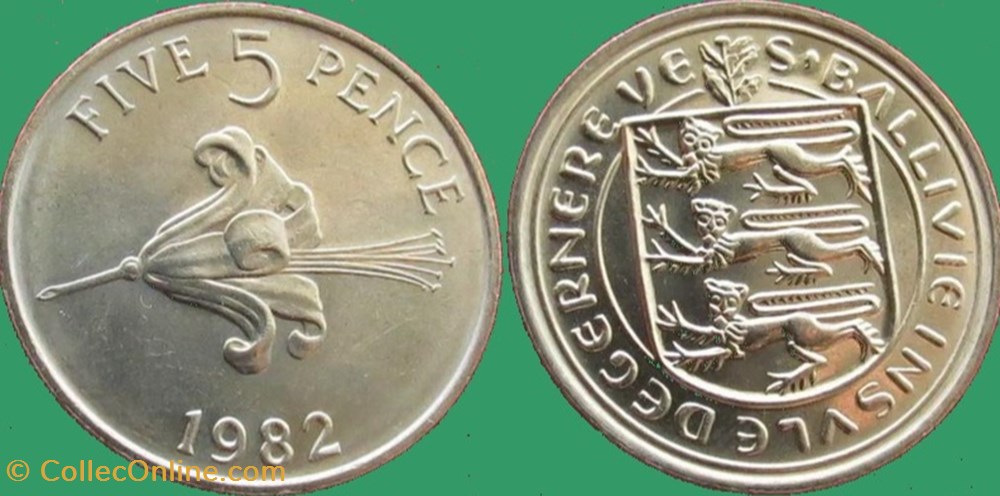 50 Pence 1984 monnaie monde ile de guernesey 50 pence 1984