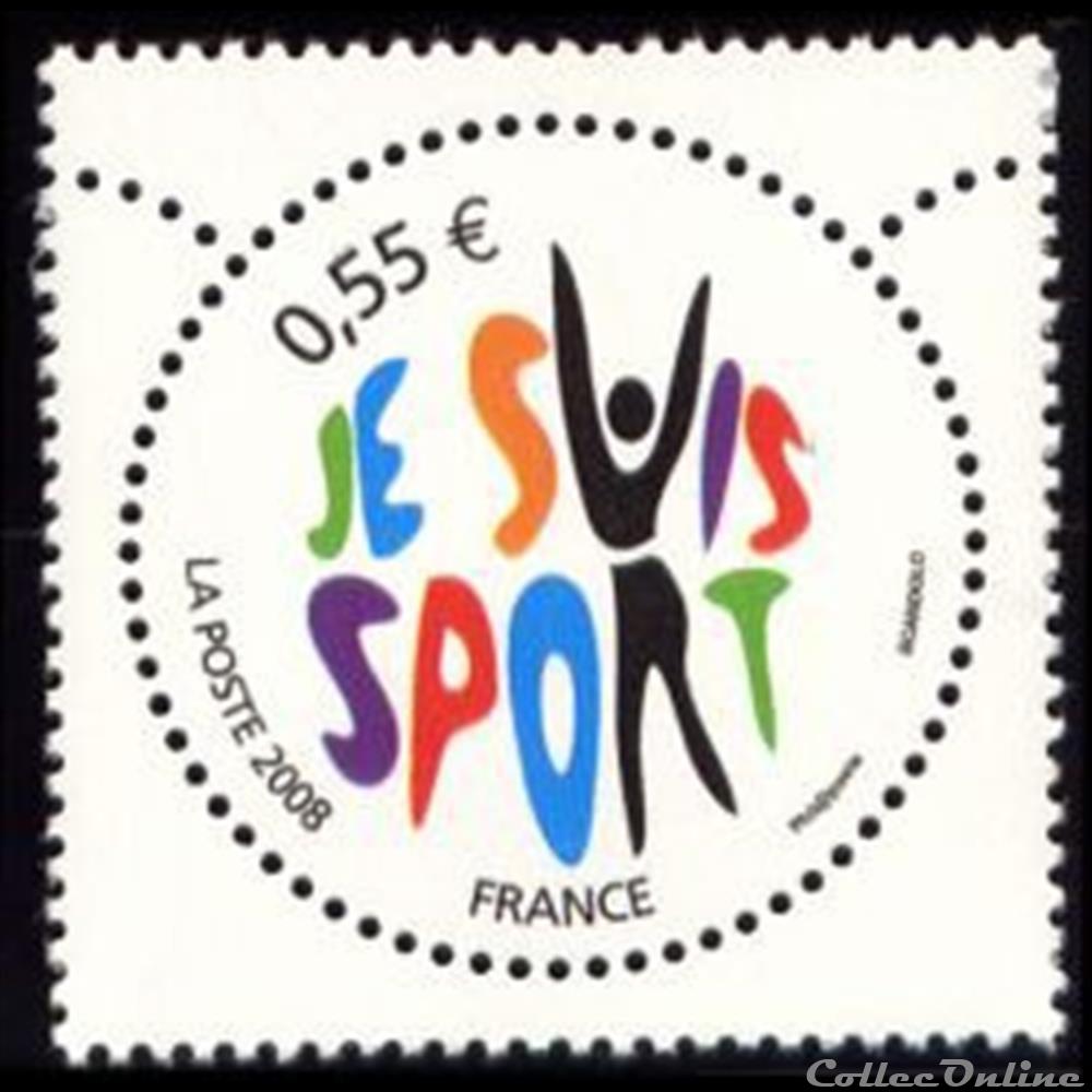 timbre france assignat 2008 je suis sport