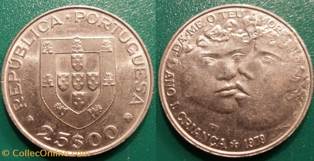 25 Escudos 1979 monnaie monde portugal 25 escudos 1979