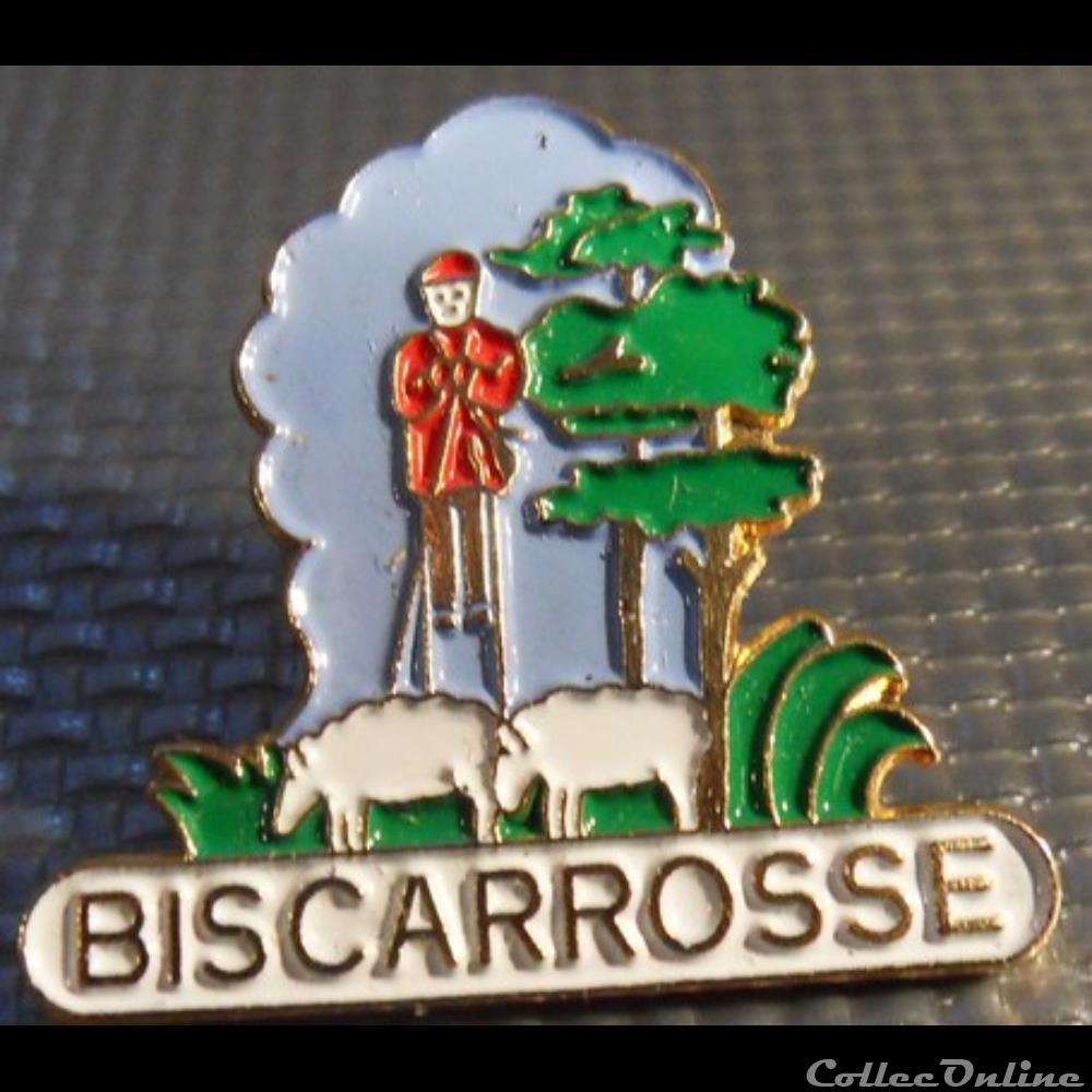 Pin's (40) Biscarosse autre france assignat pis 40 biscarosse