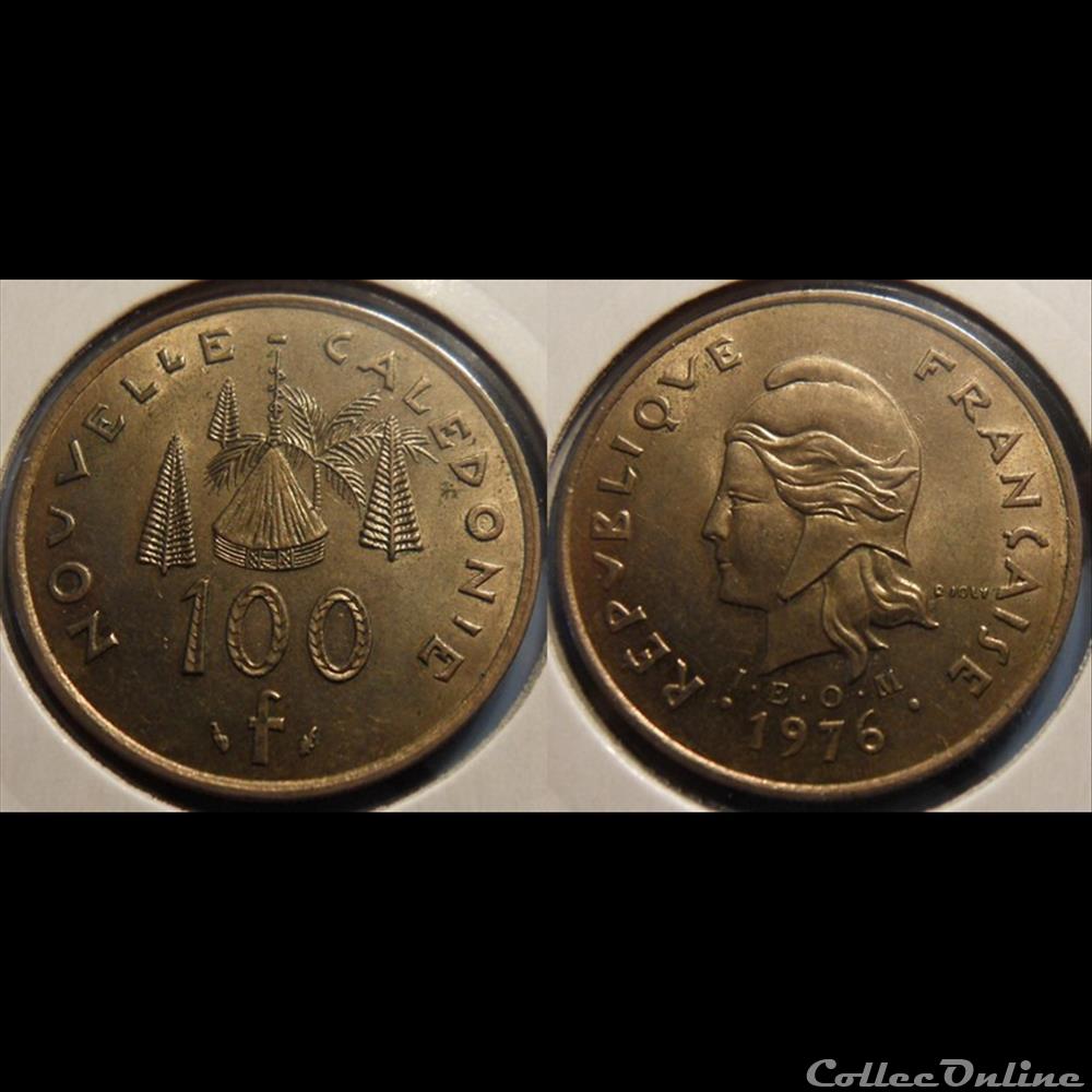 Nouvelle Calédonie 100 Francs 1976 IEOM monnaie france colony nouvelle caledonie 100 francs 1976 ieom