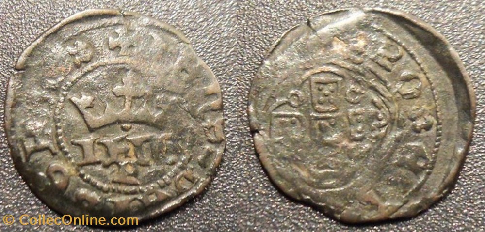 Portugal 1/ Réal de 10 Soldos1385-1397 Jean I monnaies monde portugal 1 real de 10 soldos1385 1397 jean i