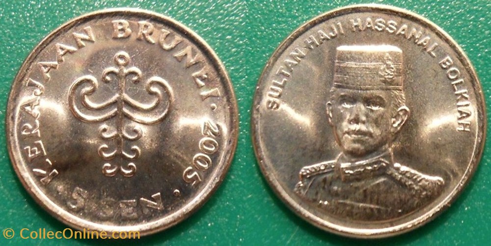 5 Sen 2005 monnaie monde brunei 5 sen 2005