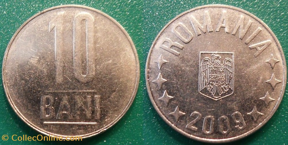 10 Bani 2009 monnaie monde roumanie 10 bani 2009