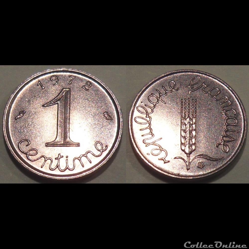 monnaie france moderne ab 1centime epi 1972