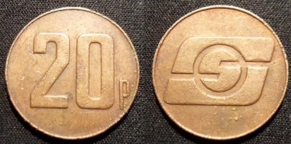 e- J etr Grande Bretagne 20 P S monnaies paranumismatique jetons poids e j etr grande bretagne 20 p s