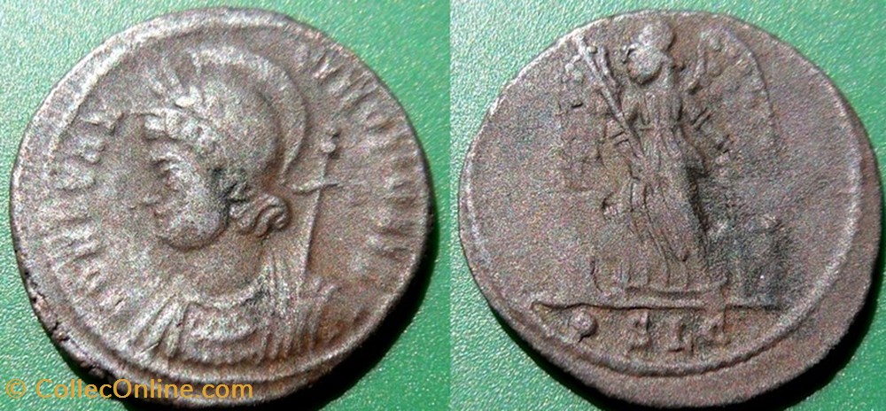 Constantinopolis /victoire pour Lyon monnaie antique av jc ap romaine republicaine imperiale constantinopolis victoire pour lyon