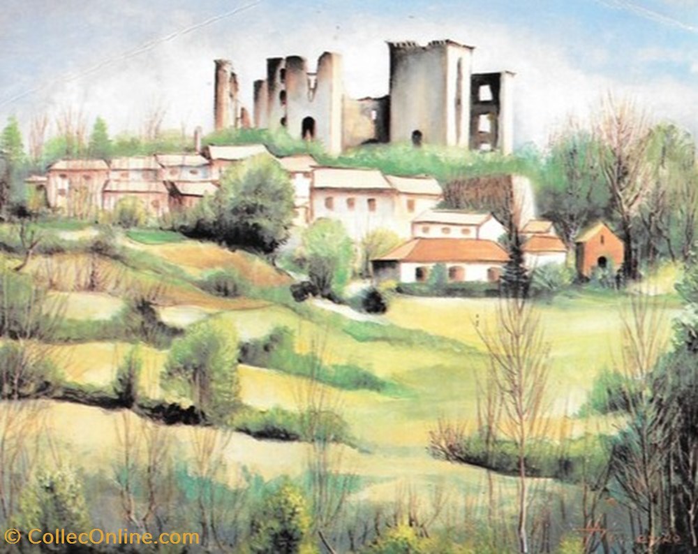 Ariège - Lagarde - D'après une peinture cartes postales europe france ariege lagarde apres une peinture