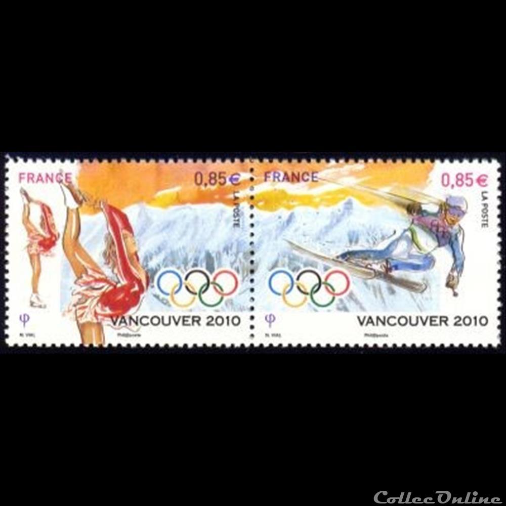 2010 Jeux Olympiques Vancouver timbre france assignat 2010 jeux olympiques vancouver