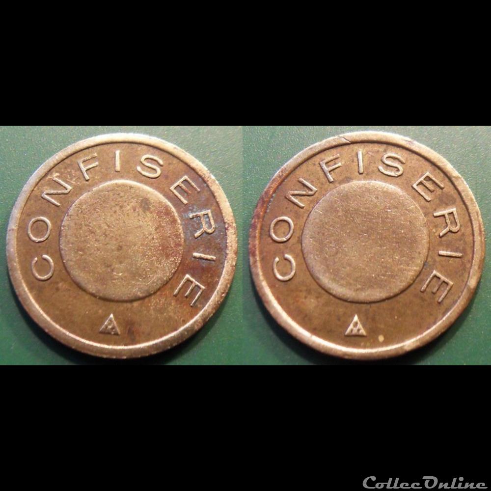 b- Jeton CONFISERIE monnaie mereaux b jeton confiserie