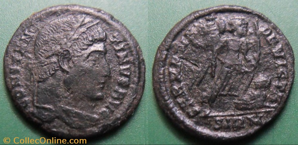 monnaie antique av jc ap romaine republicaine imperiale g le bas empire constantin i centenionalis