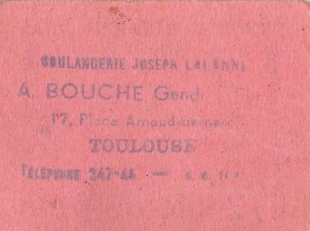 billets europe france syndicat departemental de la boulangerie de la haute garonne bon pour 1 2 kilo de pain