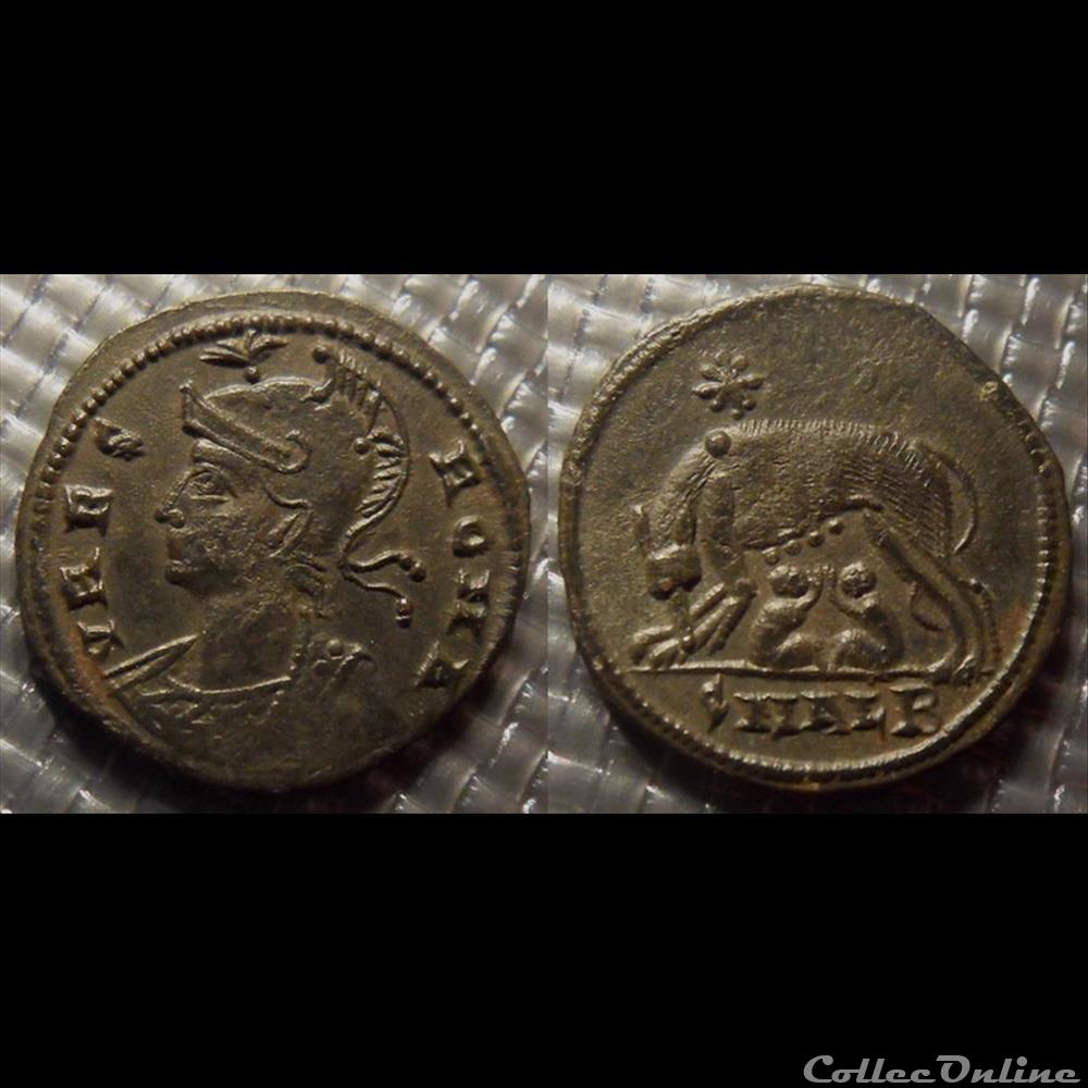 monnaie antique romaine d1 vrbs roma alexandrie