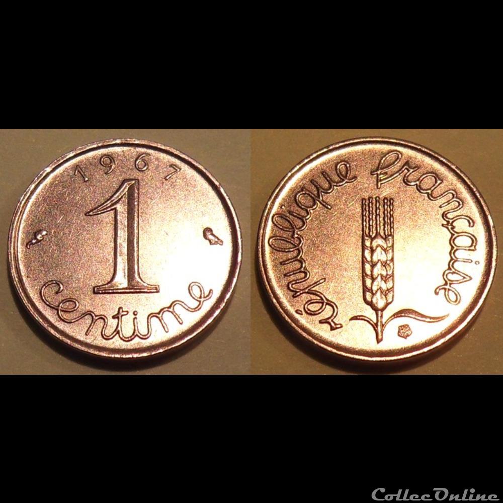 monnaie france moderne ab 1centime epi 1967