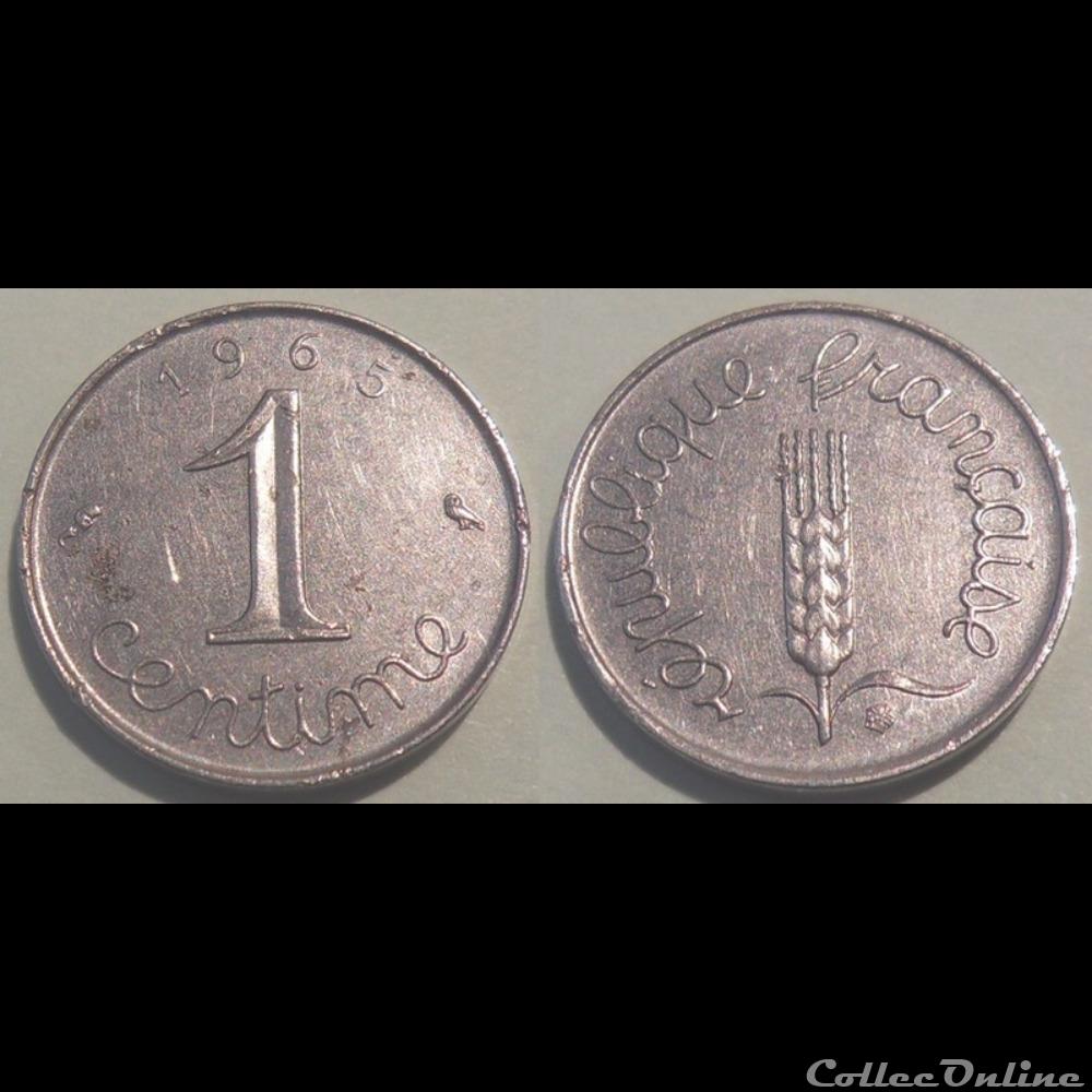 monnaie france moderne ab 1centime epi 1965