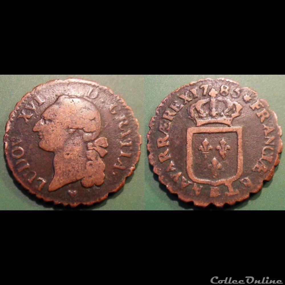 monnaie france royale j54 louis xvi sol a ecu 1785 strasbourg