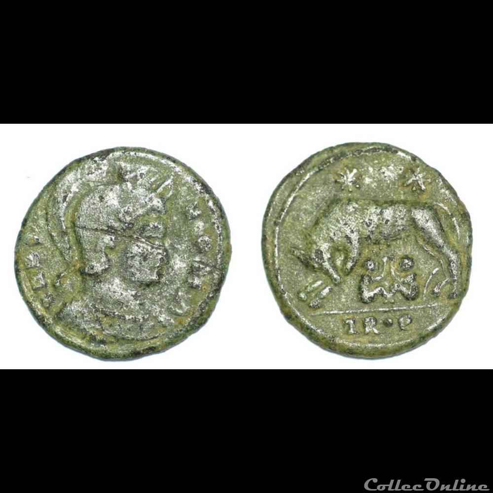 Pb21 VRBS ROMA Trèves imitation monnaies antiques romaines imperiales et republicaines pb21 vrbs roma treves imitation
