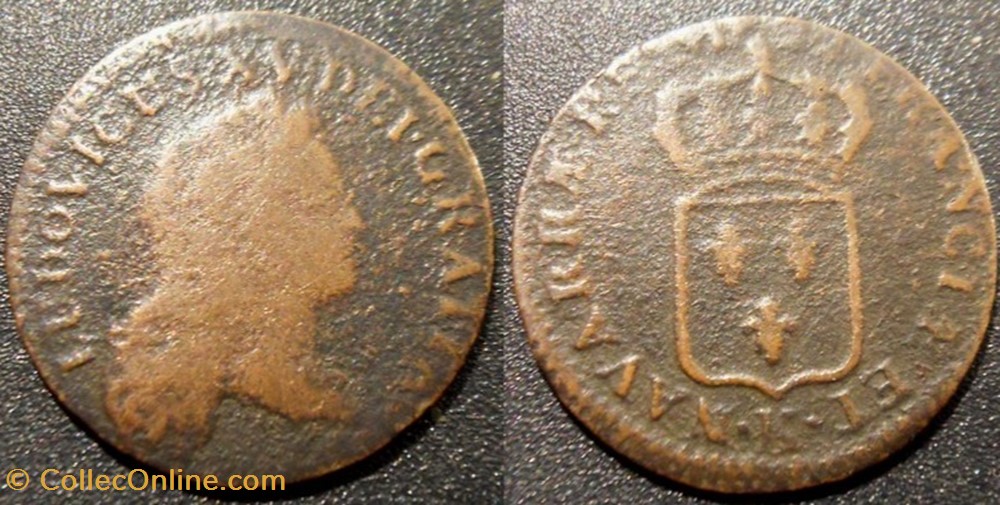 monnaies europe medievale france royales i71 louis xv demi sol au buste enfantin 1722 k