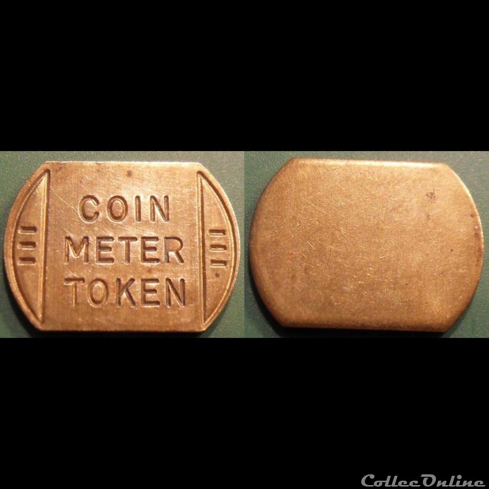 monnaie jeton mereaux e j etr usa coin meter token