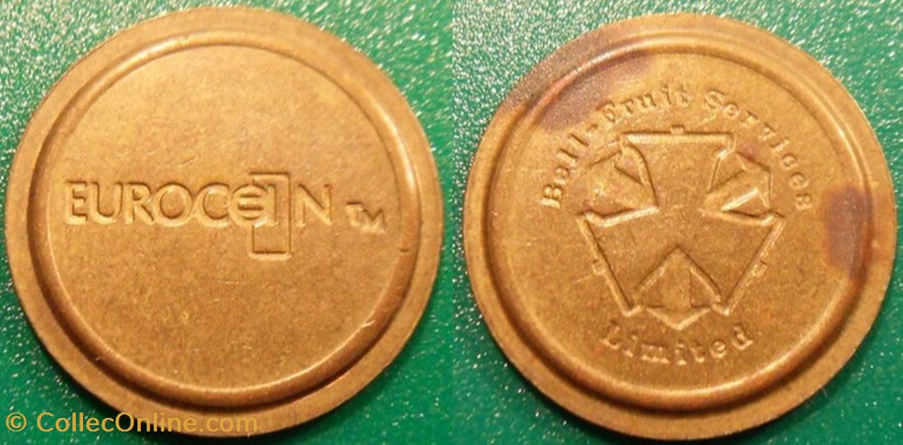e- J etr Grande Bretagne Eurocoin Tm monnaies paranumismatique jetons poids e j etr grande bretagne eurocoin tm