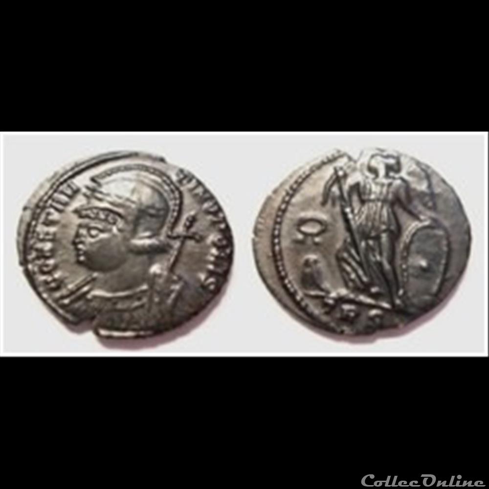 Constantinopolis /victoire pour Trèves monnaie antique romaine constantinopolis victoire pour treves