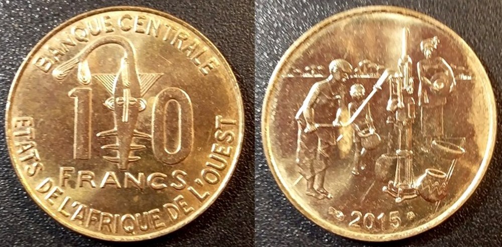 10 Francs 2015 FAO monnaies 10 francs 2015 fao