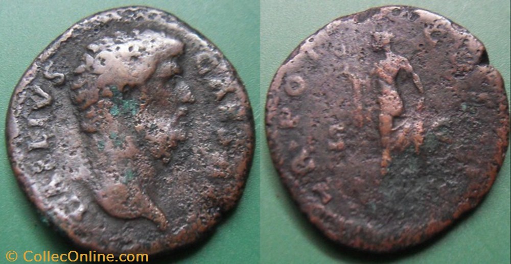 monnaie antique av jc ap romaine republicaine imperiale d les antonins aelius as