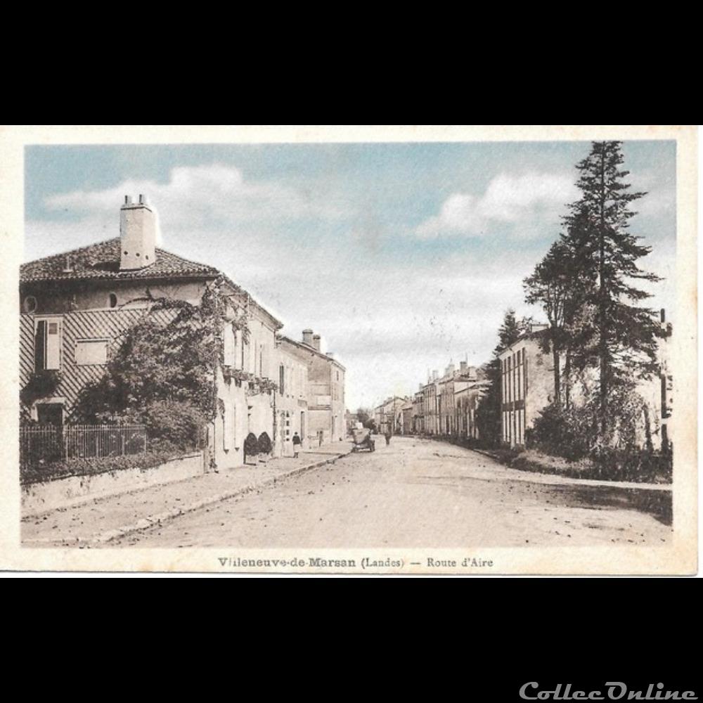 autre france assignat carte postale 40 villeneuve de marsan