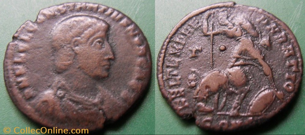 monnaie antique av jc ap romaine republicaine imperiale g le bas empire constance galle maiorina
