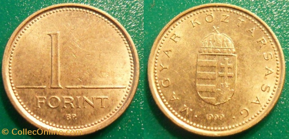 1 Forint 1999 monnaie monde hongrie 1 forint 1999