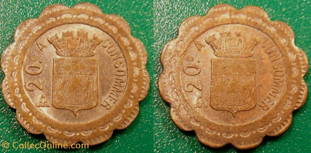 monnaies paranumismatique jetons poids f jeton a consommer 20 c a consommer ecu couronne