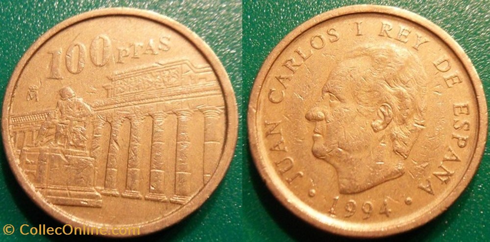 100 Pesetas 1994 Musée du Prado monnaie monde espagne 100 pesetas 1994 musee du prado