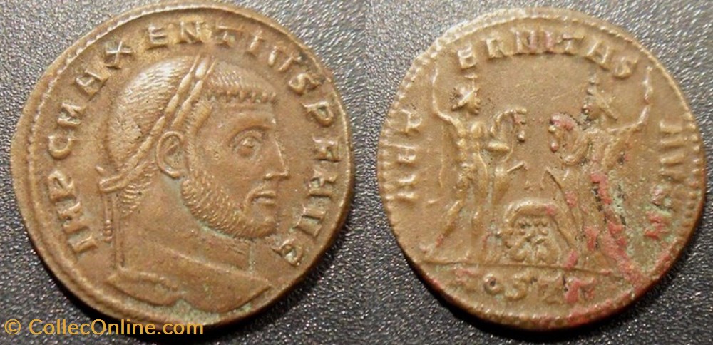 C4 Maxence 306-312 monnaies antiques romaines imperiales et republicaines c4 maxence 306 312