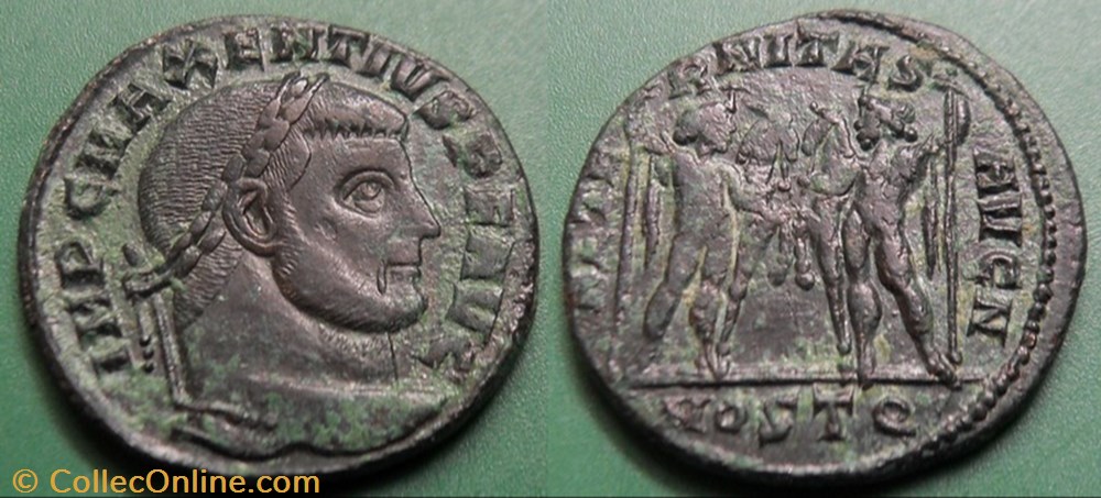 G- Le Bas Empire Maxence Follis monnaies antiques romaines imperiales et republicaines g le bas empire maxence follis