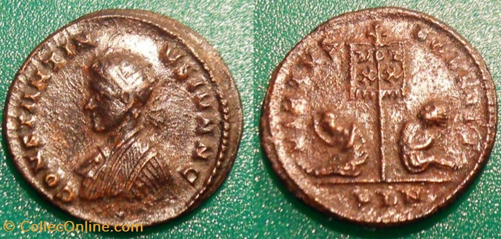 G- Le Bas Empire Constantin II monnaies antiquite av jc ap romaines republicaines imperiales g le bas empire constantin ii