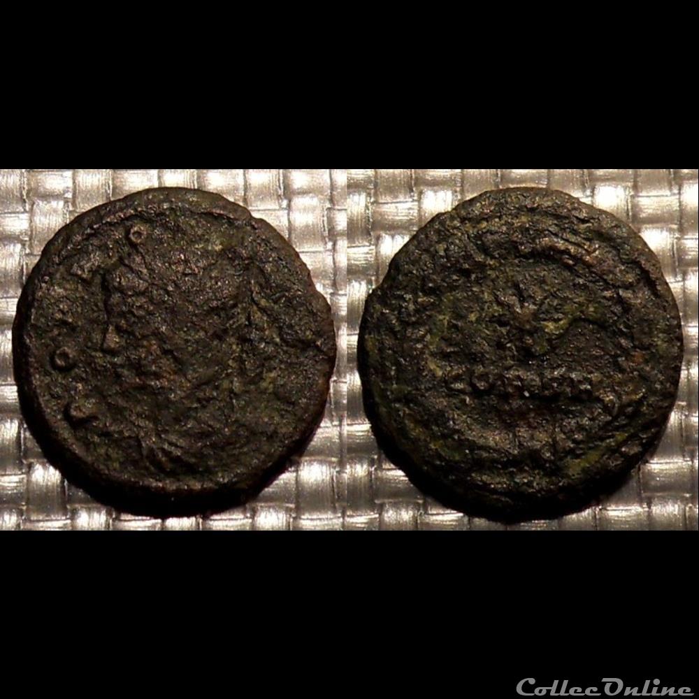Génie du peuple Romain monnaie antique romaine genie du peuple romain