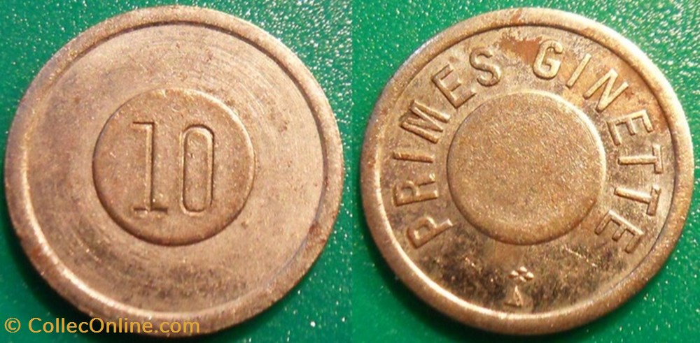l- Jeton Primes Ginette // 10 monnaie mereaux l jeton primes ginette 10