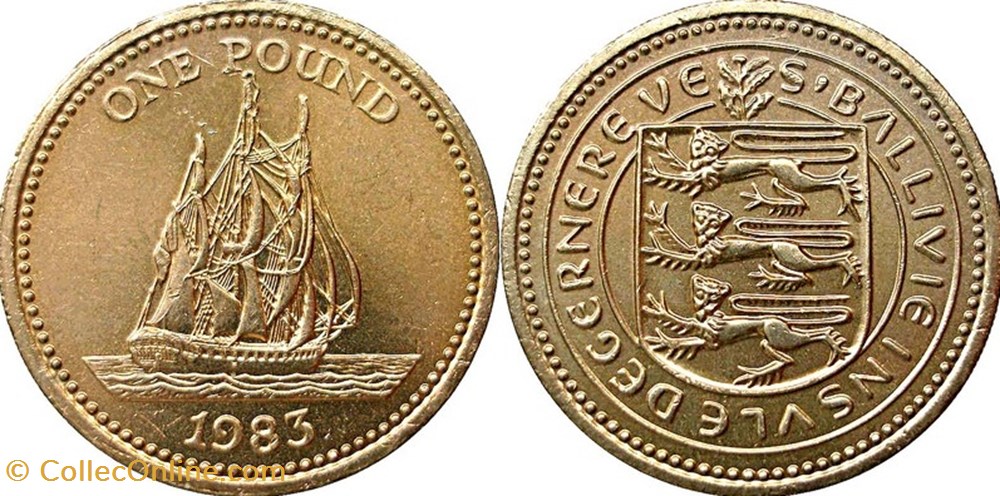 50 Pence 1984 monnaie monde ile de guernesey 50 pence 1984