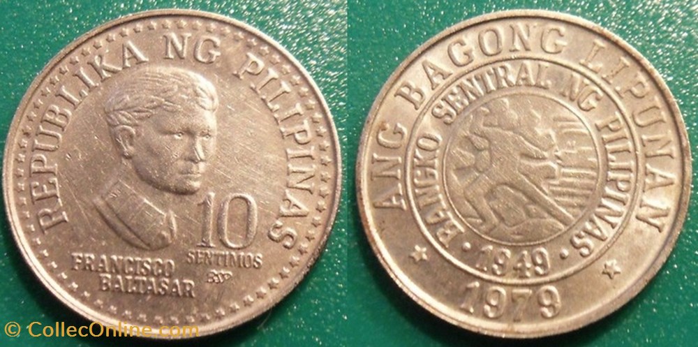 10 Sentimos 1979 monnaie monde philippine 10 sentimos 1979