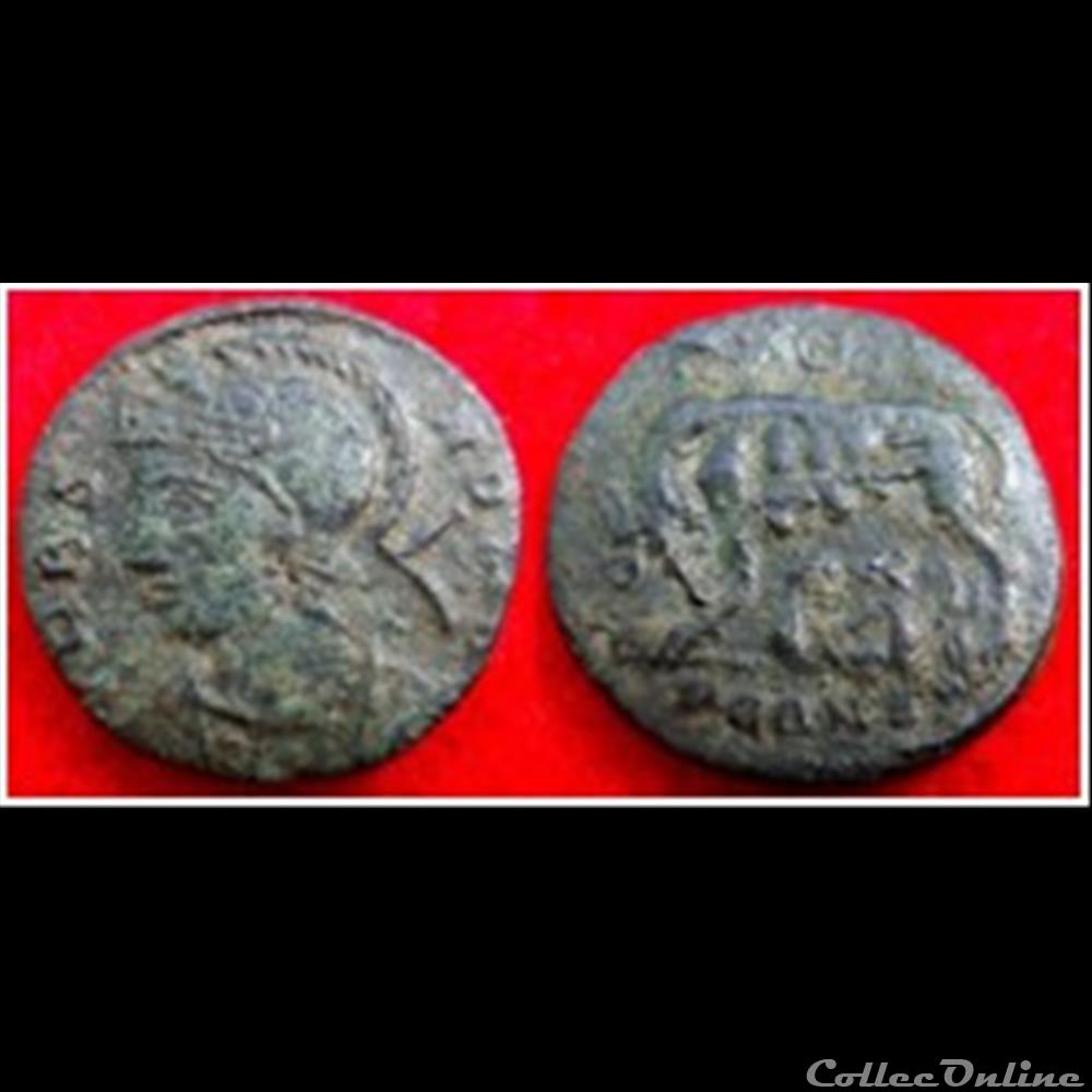 Gb7 VRBS ROMA Arles monnaie antique romaine gb7 vrbs roma arles