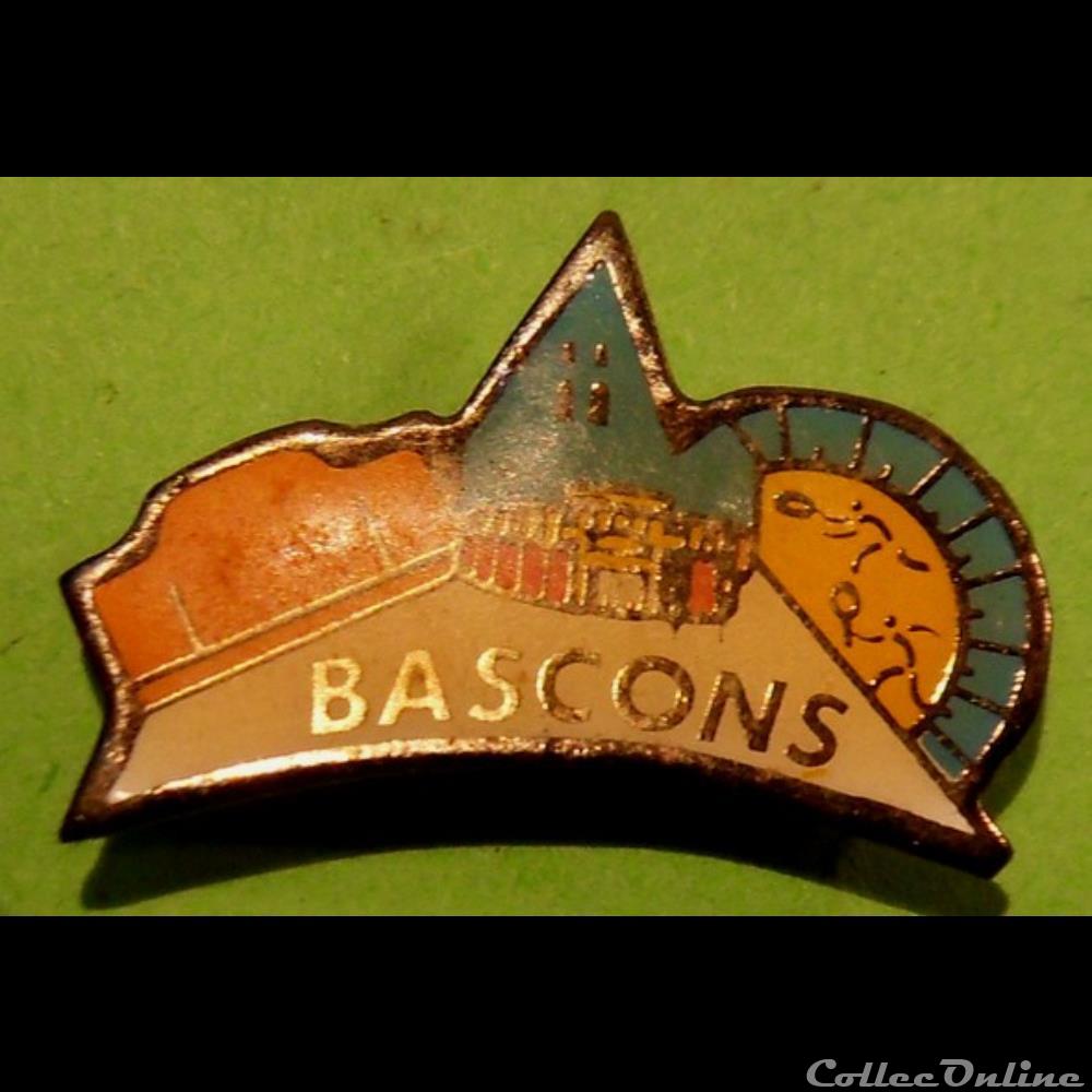 Pin's (40) Bascons autre france assignat pis 40 bascons