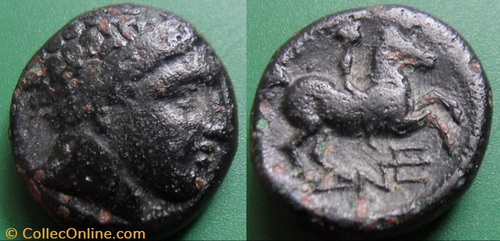 Macédoine-Royaume de Macédoine-Philippe II Unité monnaie antique av jc ap grecque macedoine royaume de macedoine philippe ii unite