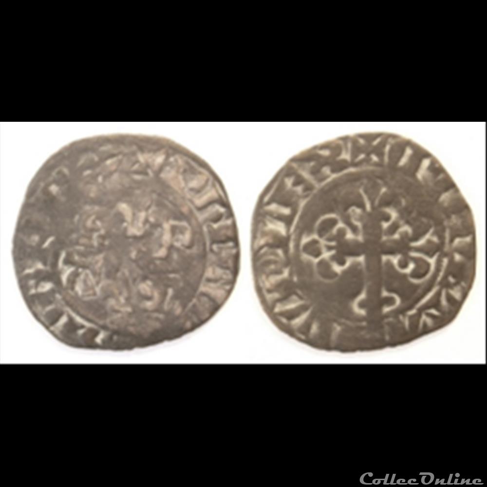 B1 Philippe VI de Valois Double Tournois 1er type 1337 monnaies france royales b1 philippe vi de valois double tournois 1er type 1337