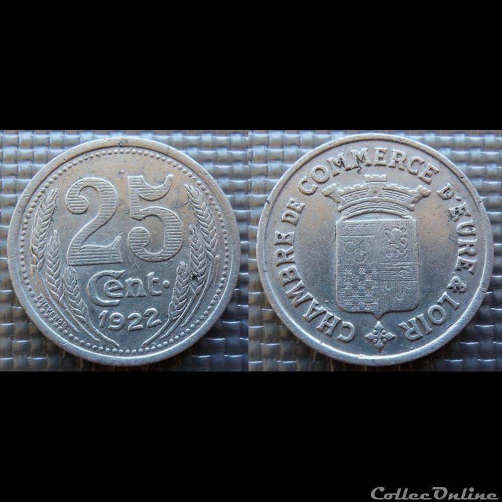 p- MN Eure & Loir 25 C. 1922 Al Elie:10.3 monnaies paranumismatique jetons poids p mn eure loir 25 c 1922 al elie 10 3