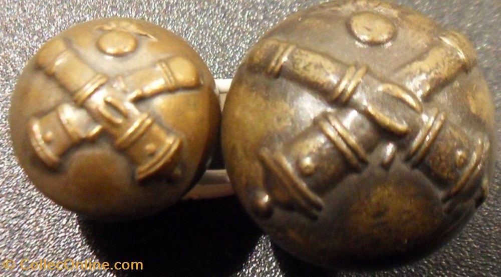 Boutons Artillerie infanterie divers boutons artillerie infanterie