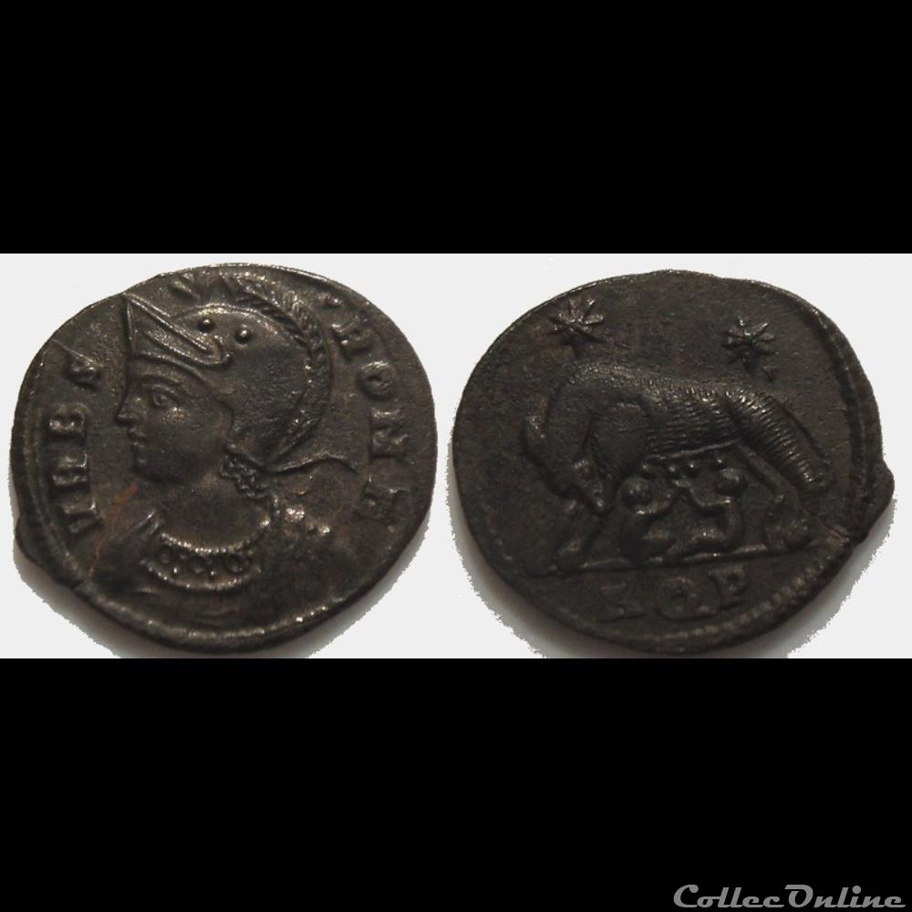 monnaie antique romaine f3 vrbs roma aquilee
