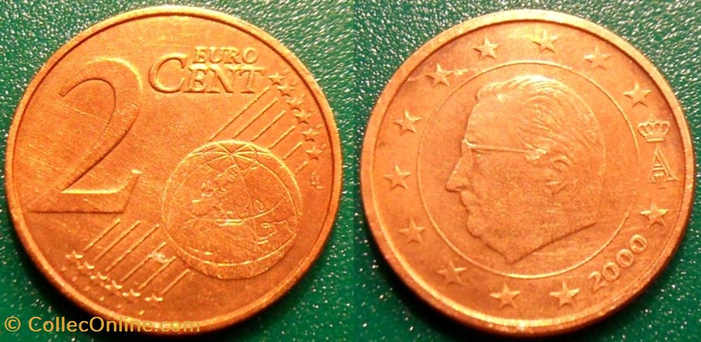 1 Cent Euro 2000 monnaies monde belgique 1 cent euro 2000